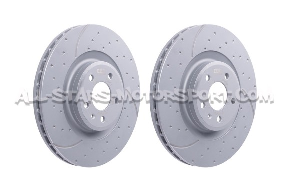 Audi S4 B8 and S5 8T EBC Turbo Grooved Front Brake Discs