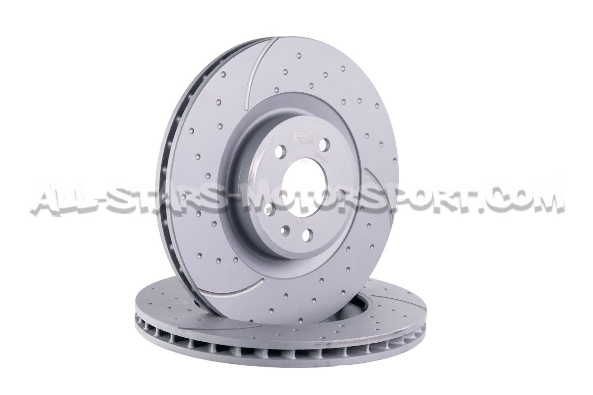Audi S4 B8 and S5 8T EBC Turbo Grooved Front Brake Discs