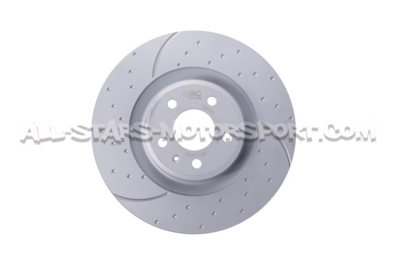 Audi S4 B8 and S5 8T EBC Turbo Grooved Front Brake Discs