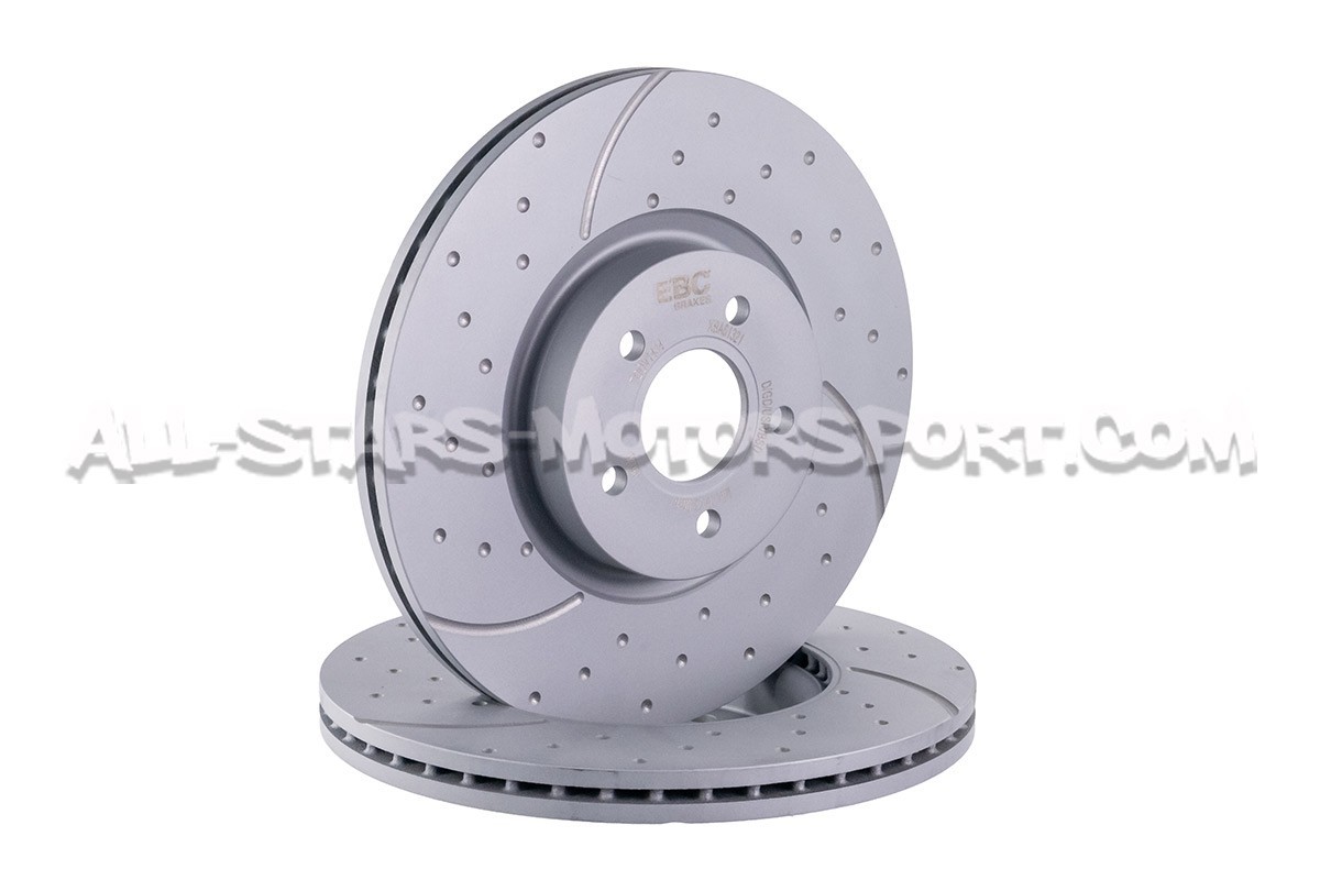 Ford Focus 2 ST / Focus 3 ST EBC Turbo Grooved Front Brake Discs