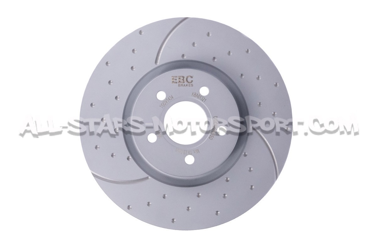 Ford Focus 2 ST / Focus 3 ST EBC Turbo Grooved Front Brake Discs