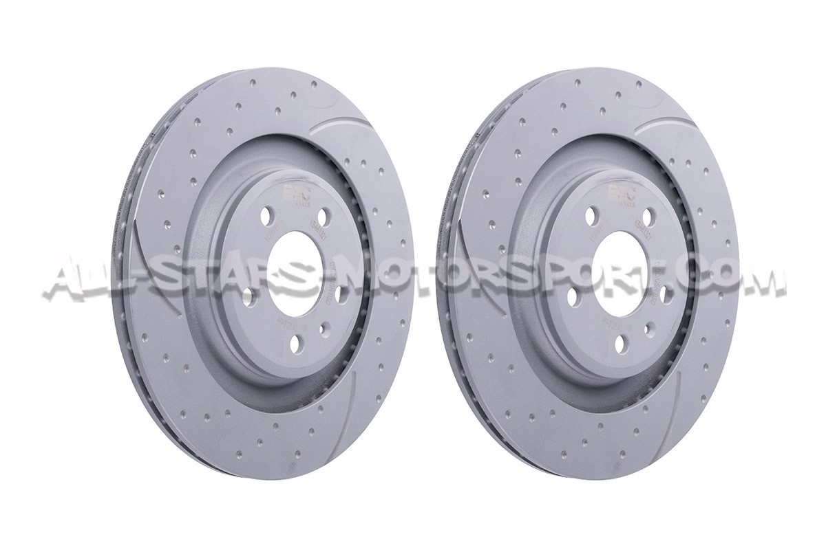 Disques de frein arrières EBC Turbo Grooved pour Audi S4 B8 (08-11) / S5 8T