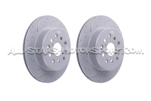 Toyota Supra MK4 2JZ EBC Turbo Grooved Rear Brake Discs