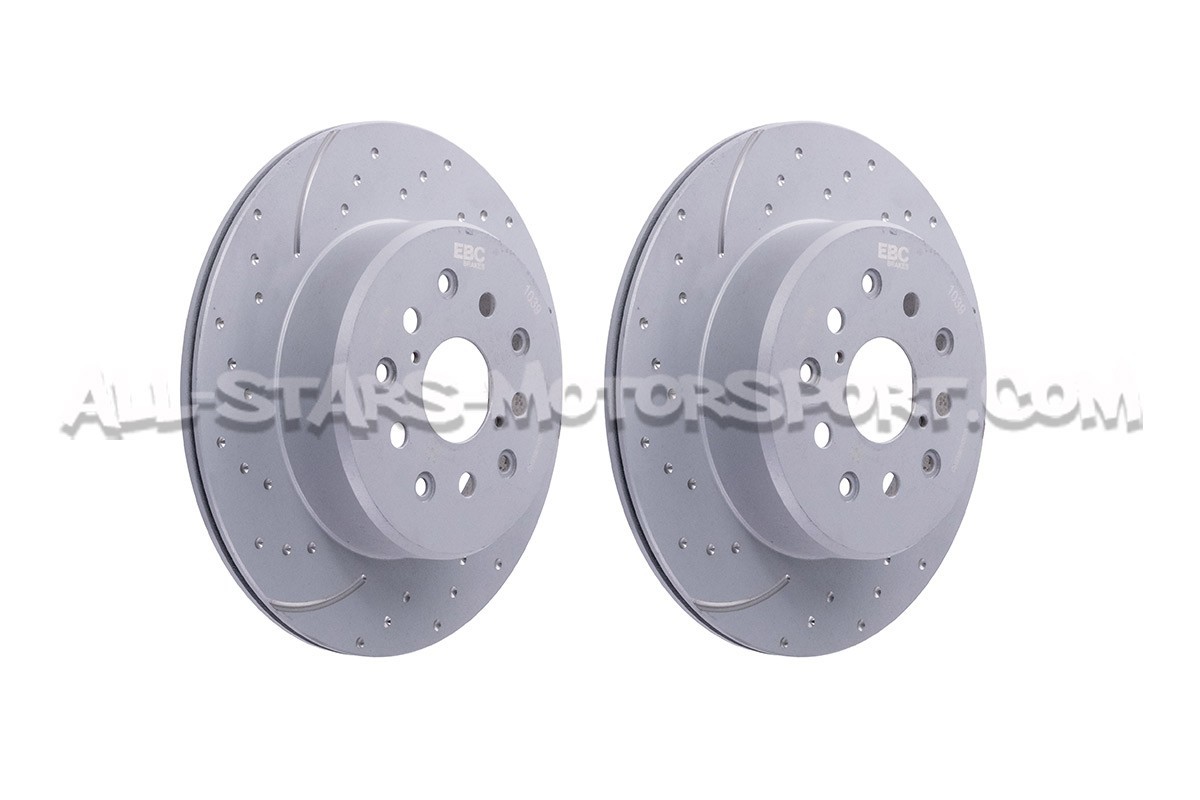 Disques de frein arrières EBC Turbo Grooved pour Toyota Supra MK4 2JZ