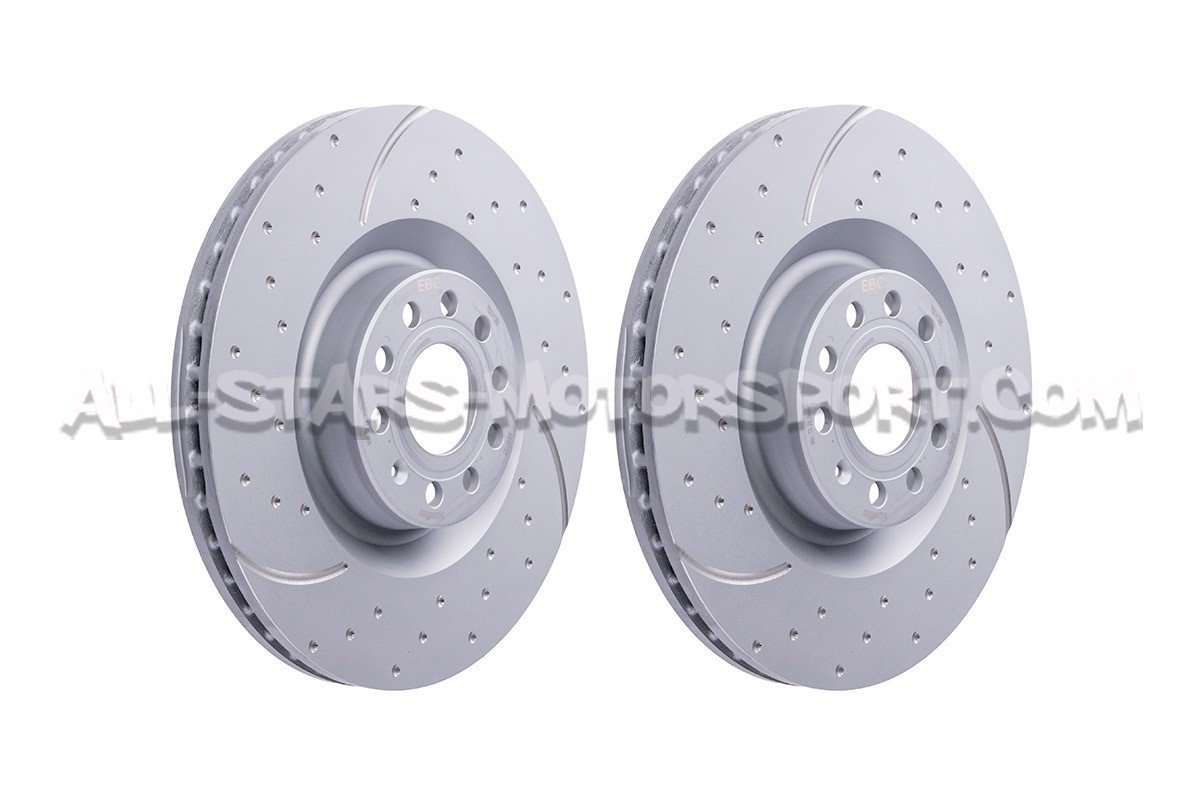 Golf 5 R32 / S3 8P / Leon 2 Cupra / Golf 6 R EBC Turbo Grooved Front Brake Discs