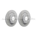 Discos de freno traseros EBC Turbo Grooved para Honda Civic Type R FK8