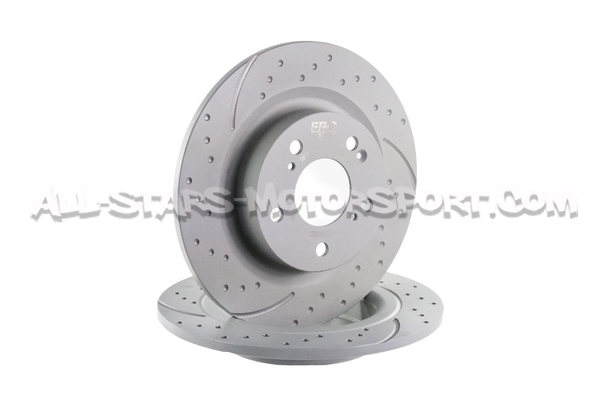 Discos de freno traseros EBC Turbo Grooved para Honda Civic Type R FK8