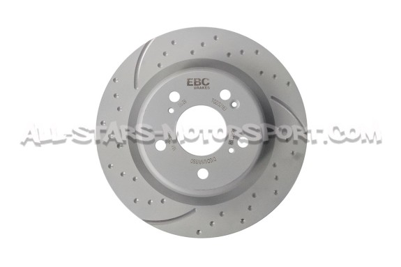 Discos de freno traseros EBC Turbo Grooved para Honda Civic Type R FK8