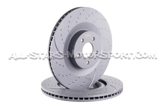 Ford Focus 3 RS EBC Turbo Grooved Front Brake Discs