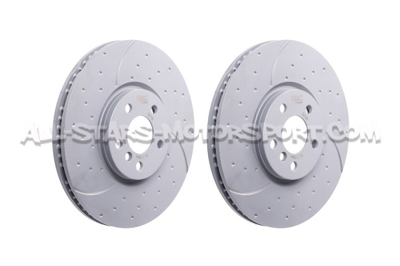 Discos de freno delanteros EBC Turbo Grooved para Mini Cooper JCW F...