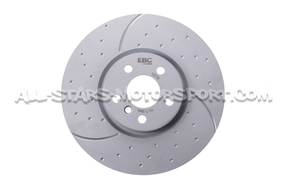 Disques de frein avants EBC Turbo Grooved pour Mini Cooper JCW F56 ...