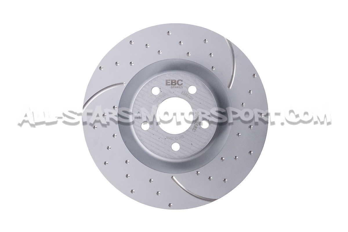 Disques de frein avants EBC Turbo Grooved pour Ford Focus 4 ST