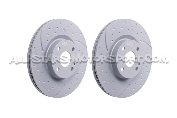 Disques de frein avants EBC Turbo Grooved pour Mazda MX5 ND 2.0