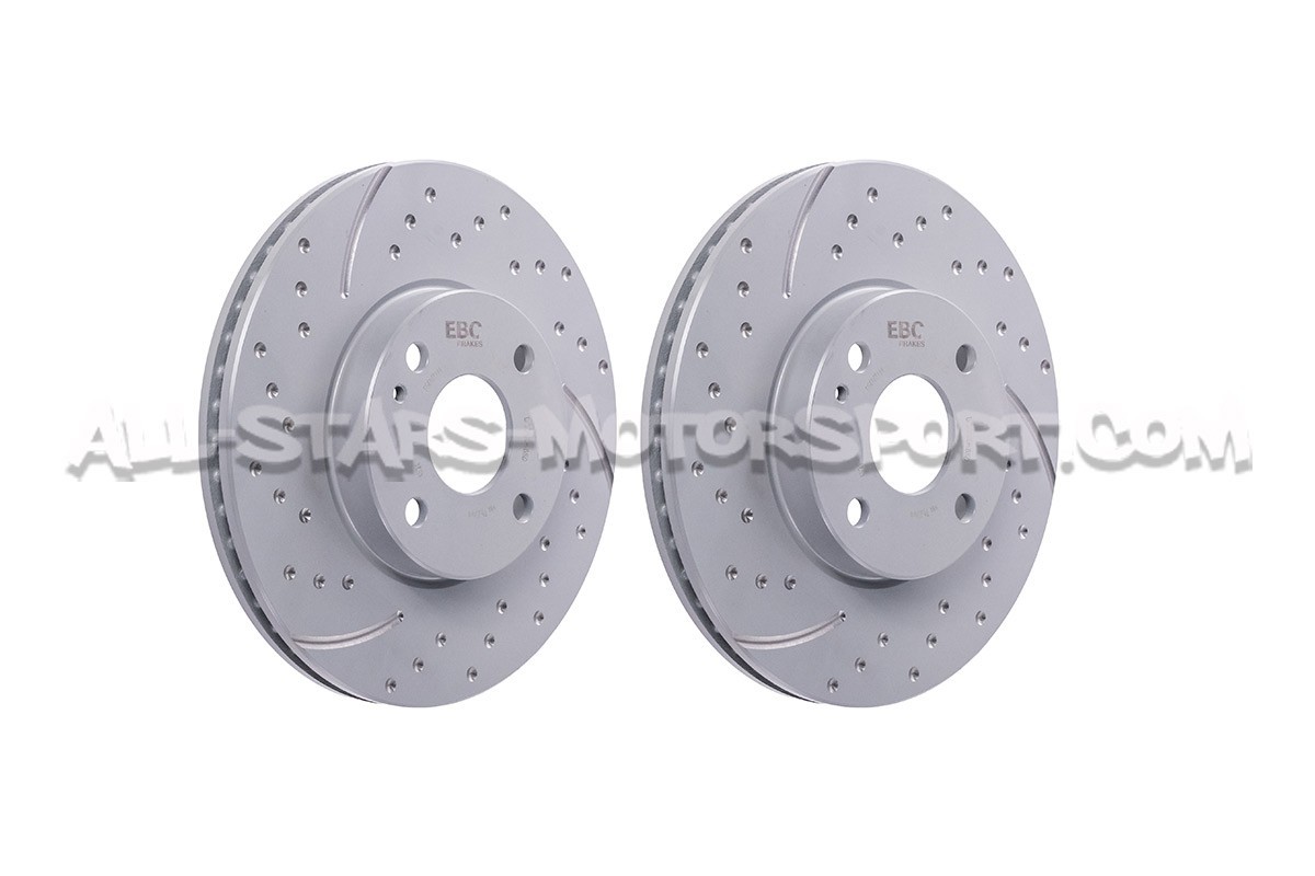 Disques de frein avants EBC Turbo Grooved pour Mazda MX5 ND 1.5