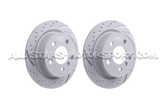 Mini Cooper S / JCW / GP3 F56 EBC Turbo Grooved Rear Brake Discs