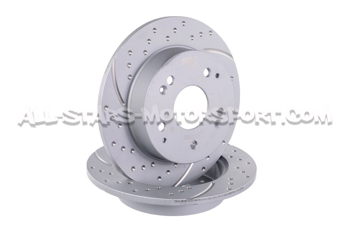 Disques de frein arrières EBC Turbo Grooved pour Honda Civic Type R...