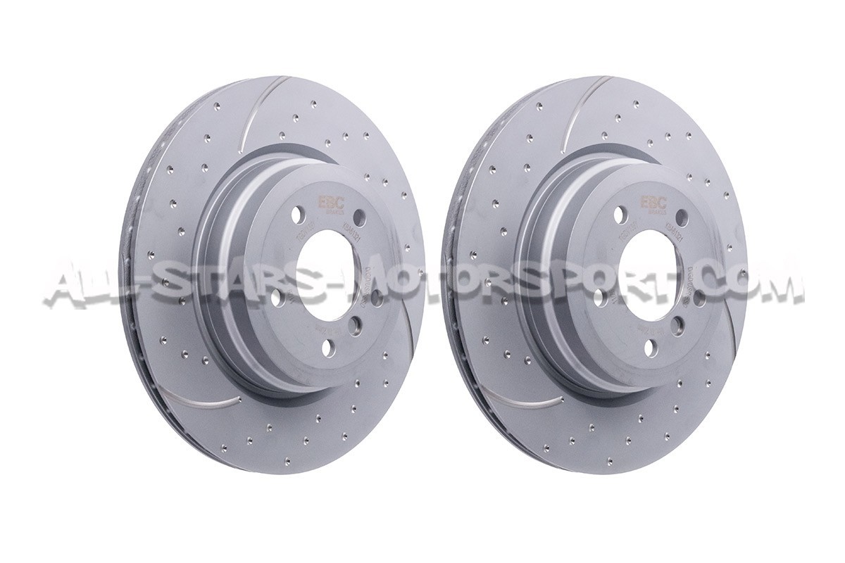 Disques de frein arrières EBC Turbo Grooved pour BMW 335i E9x