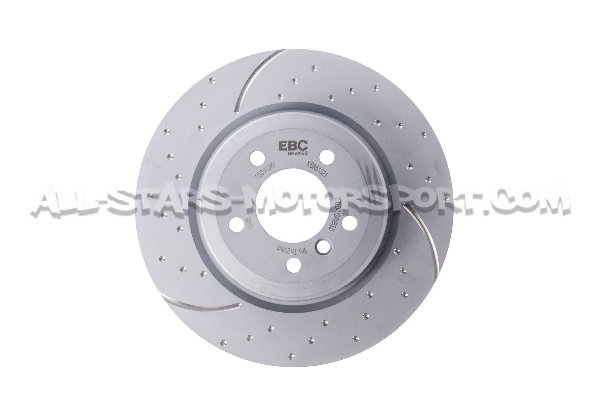 Discos de freno traseros EBC Turbo Grooved para BMW 335i E9x