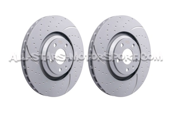 Disques de frein avants EBC Turbo Grooved pour Audi TTS Mk2 et 3.2 V6
