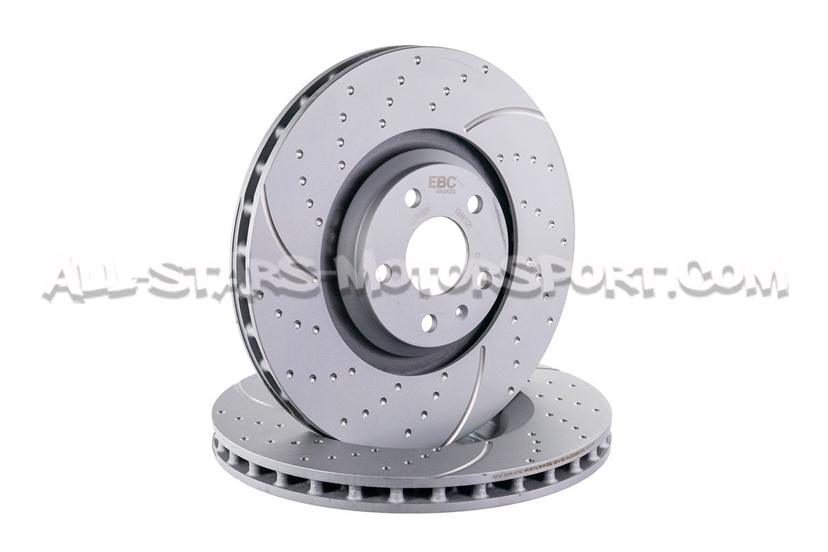 Audi TTS / TT 3.2 V6 8J EBC Turbo Grooved Front Brake Discs