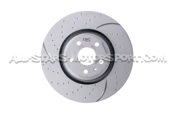 Disques de frein avants EBC Turbo Grooved pour Audi TTS Mk2 et 3.2 V6