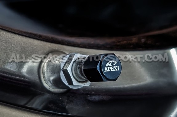 Apexi black or red valve caps