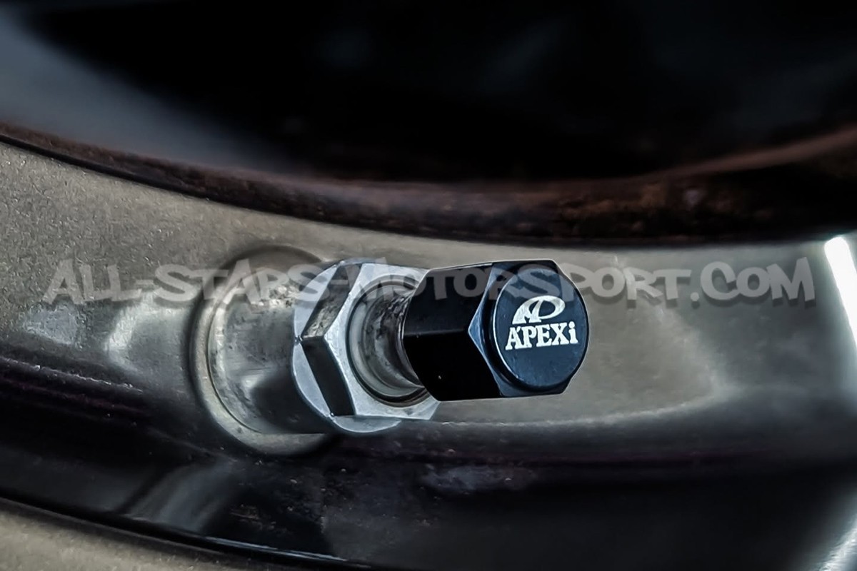 Bouchons de valves Apexi noirs ou rouges