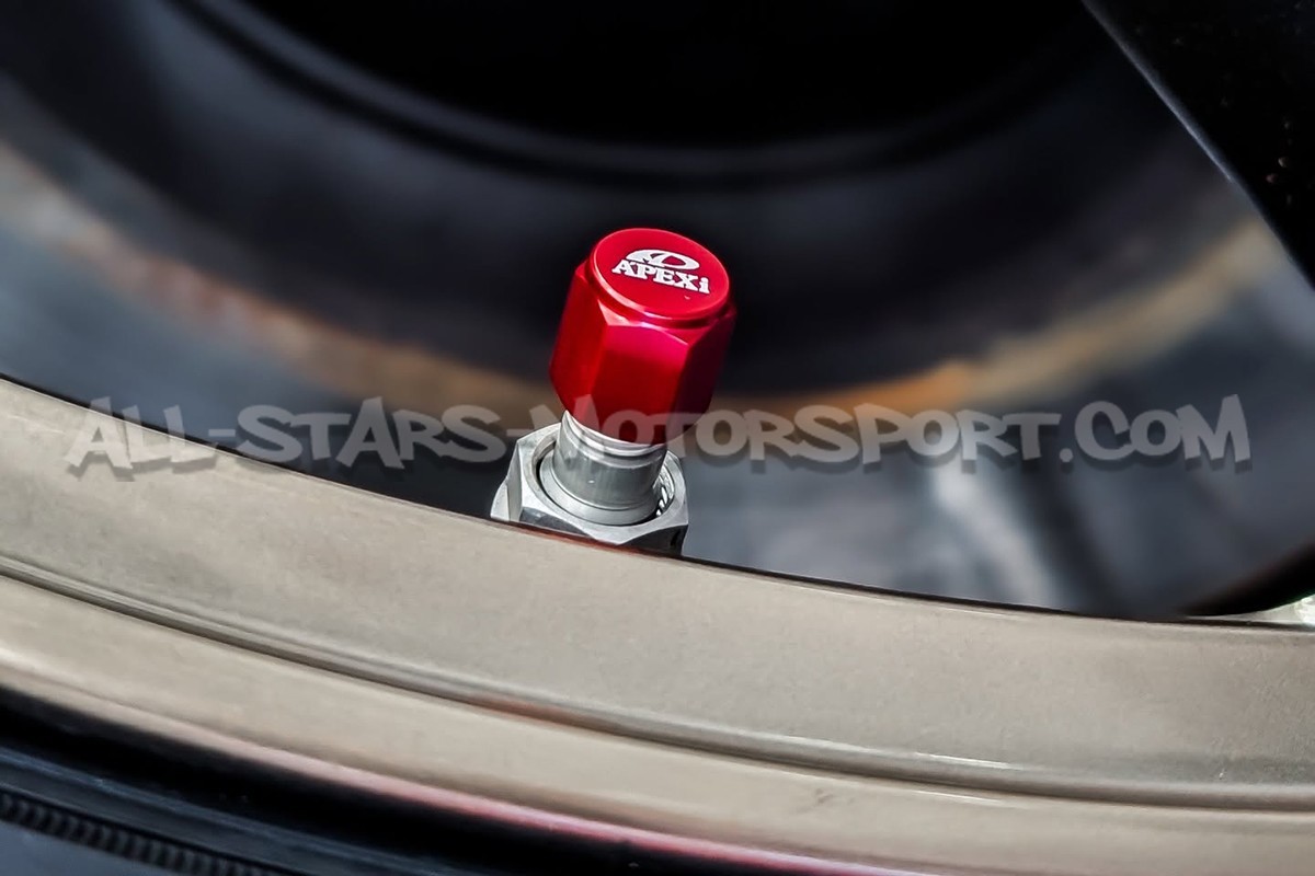 Bouchons de valves Apexi noirs ou rouges