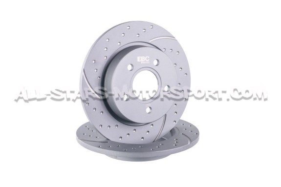 Disques de frein arrières EBC Turbo Grooved pour Focus 3 ST 250