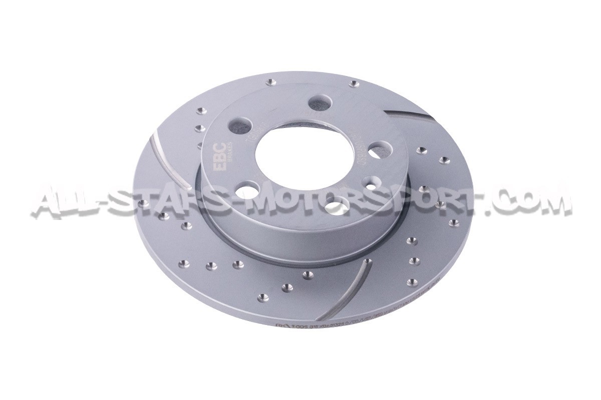 Disques de frein arrières EBC Turbo Grooved pour Ibiza 6J Cupra / 6...