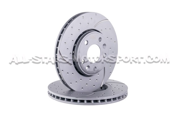 Alpine A110 1.8 TCE (296mm) EBC Turbo Grooved Front / Rear Brake Discs