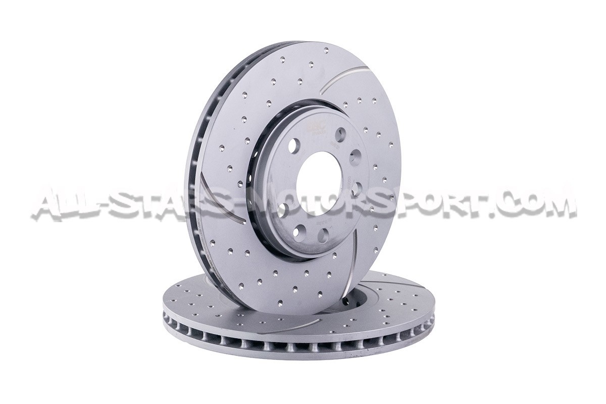 Alpine A110 1.8 TCE (296mm) EBC Turbo Grooved Front / Rear Brake Discs