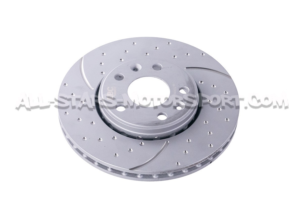 Alpine A110 1.8 TCE (296mm) EBC Turbo Grooved Front / Rear Brake Discs