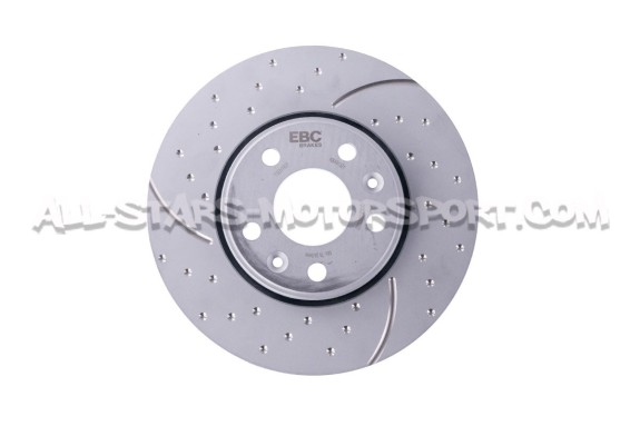 Discos de freno delanteros / traseros EBC Turbo Grooved para Alpine...
