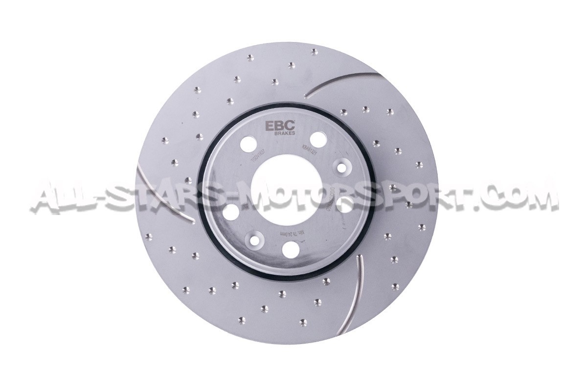 Alpine A110 1.8 TCE (296mm) EBC Turbo Grooved Front / Rear Brake Discs