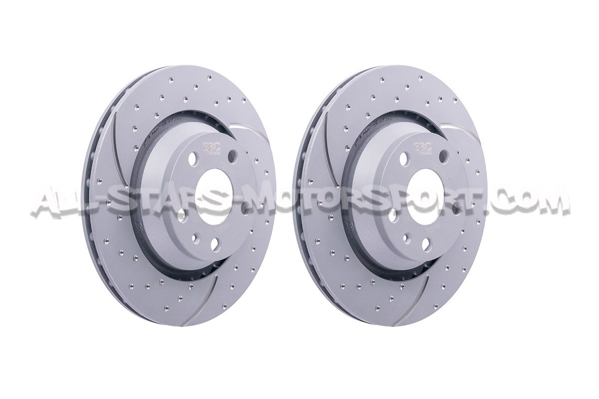 Audi MK2 TTS / TT 3.2 V6 EBC Turbo Grooved Rear Brake Discs