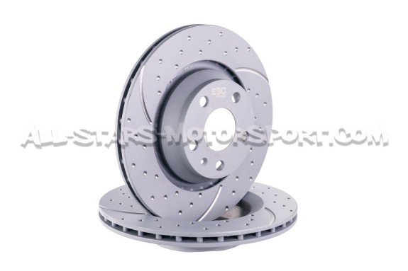 Disques de frein arrières EBC Turbo Grooved pour Audi MK2 TTS / TT ...