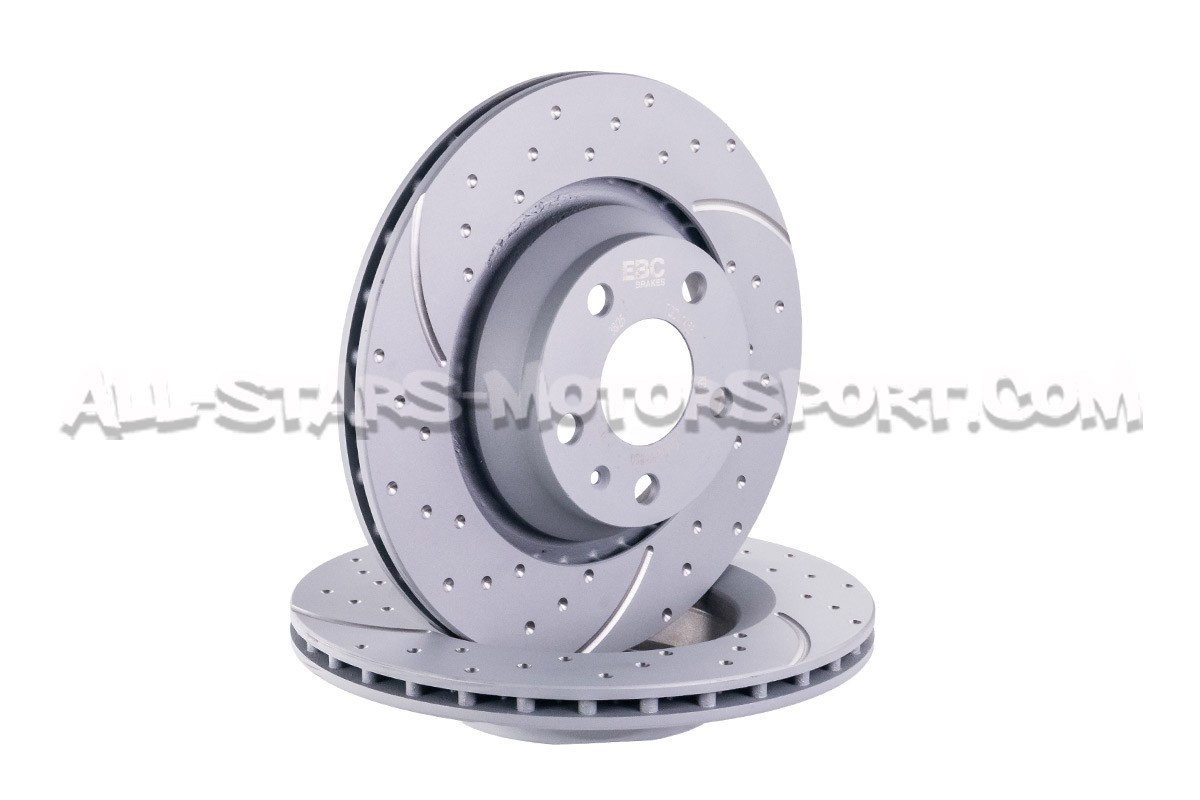 Audi MK2 TTS / TT 3.2 V6 EBC Turbo Grooved Rear Brake Discs
