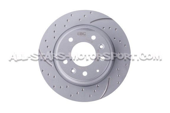 Discos de freno traseros EBC Turbo Grooved para Mazda MX5 NC