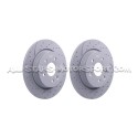 Ford Focus 2 ST EBC Turbo Grooved Rear Brake Discs