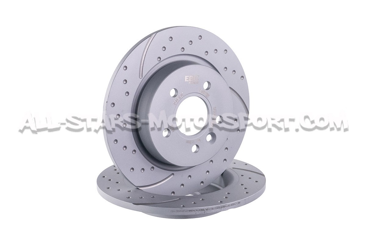 Ford Focus 2 ST EBC Turbo Grooved Rear Brake Discs