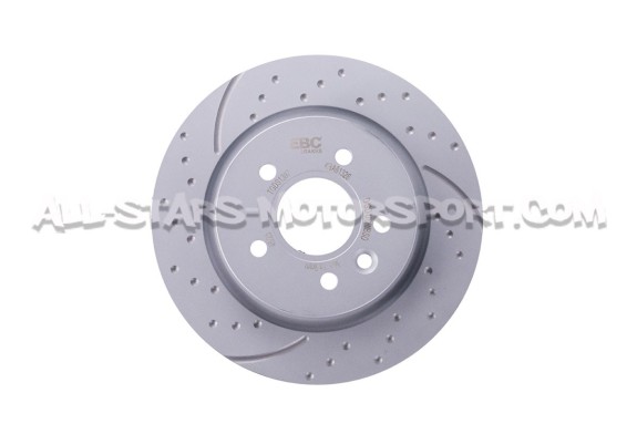 Ford Focus 2 ST EBC Turbo Grooved Rear Brake Discs