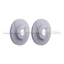 Ford Fiesta ST Mk7 and ST MK8 EBC Turbo Grooved Front Brake Discs