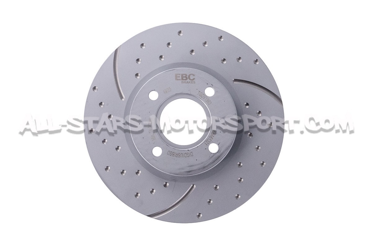Ford Fiesta ST Mk7 and ST MK8 EBC Turbo Grooved Front Brake Discs