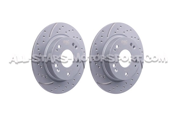 Disques de frein arrières EBC Turbo Grooved pour Honda Civic Type R...