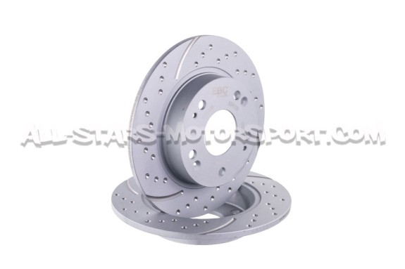 Honda Civic Type R FN2 EBC Turbo Grooved Rear Brake Discs