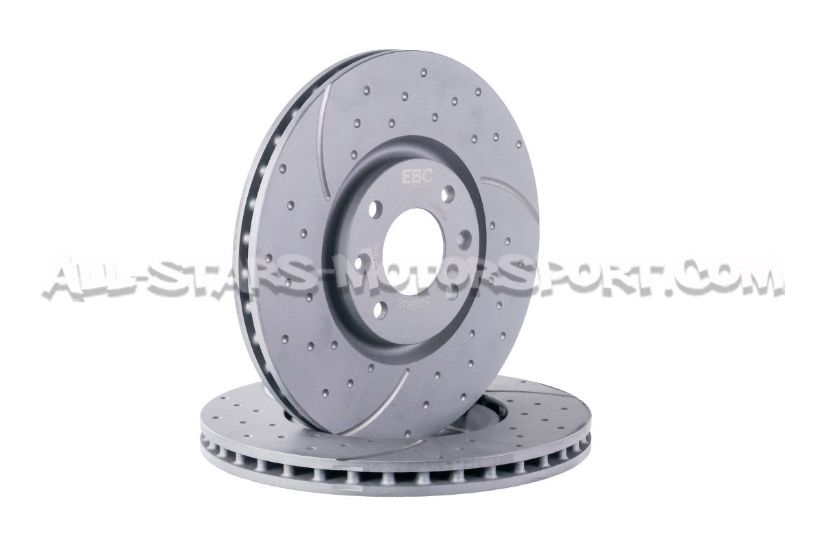 Peugeot 208 GTI (302mm) EBC Turbo Grooved Front Brake Discs