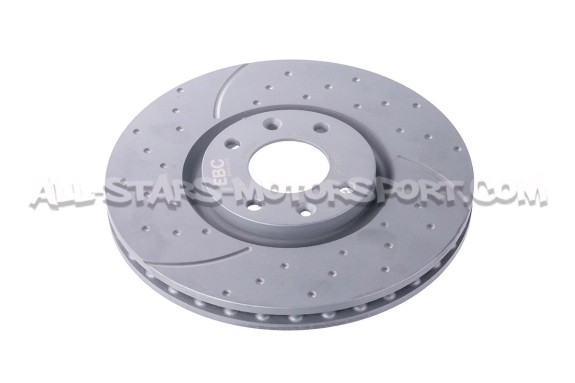 Peugeot 208 GTI (302mm) EBC Turbo Grooved Front Brake Discs