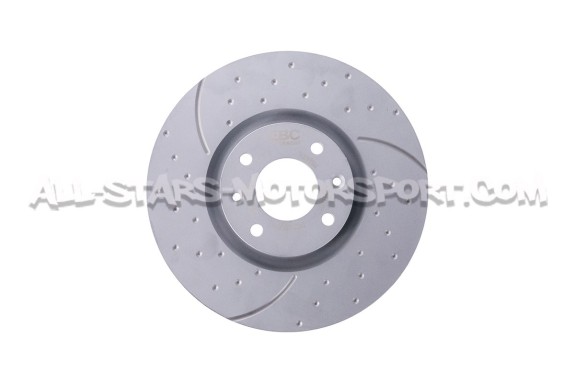 Peugeot 208 GTI (302mm) EBC Turbo Grooved Front Brake Discs