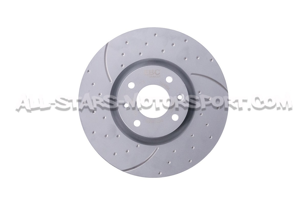 Peugeot 208 GTI (302mm) EBC Turbo Grooved Front Brake Discs